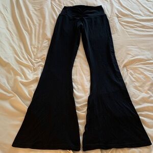 Black flare yoga pants. Offline by Aerie. Real Me.